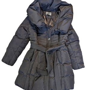 Diana Rosh/ NYC Charm Furs 3/4 Black Puffer Coat/No Hood...Size Large
